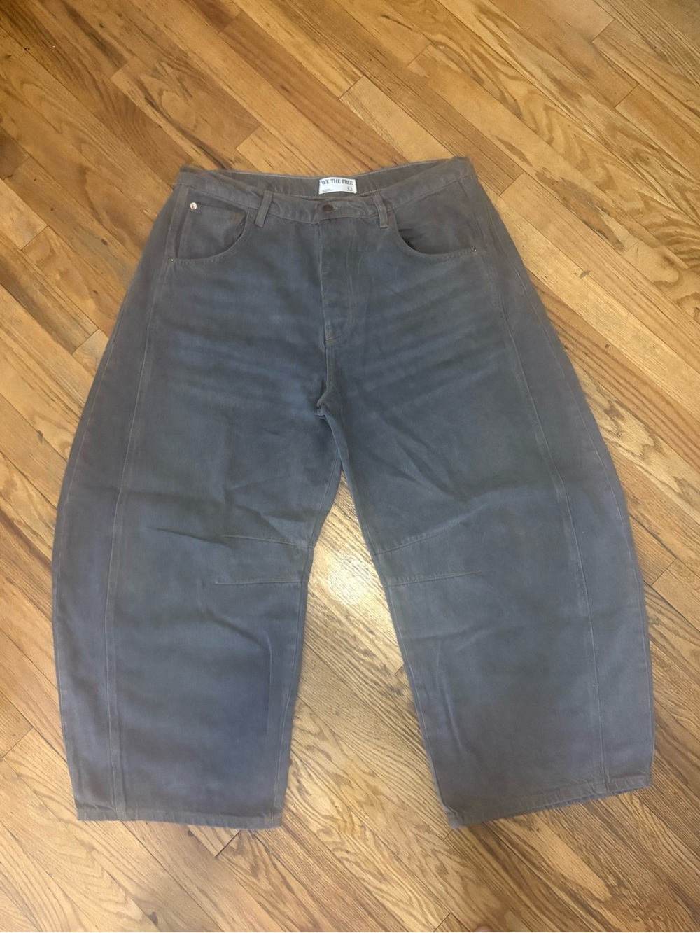 We The Free Lucky You Mid-Rise Barrel Jeans